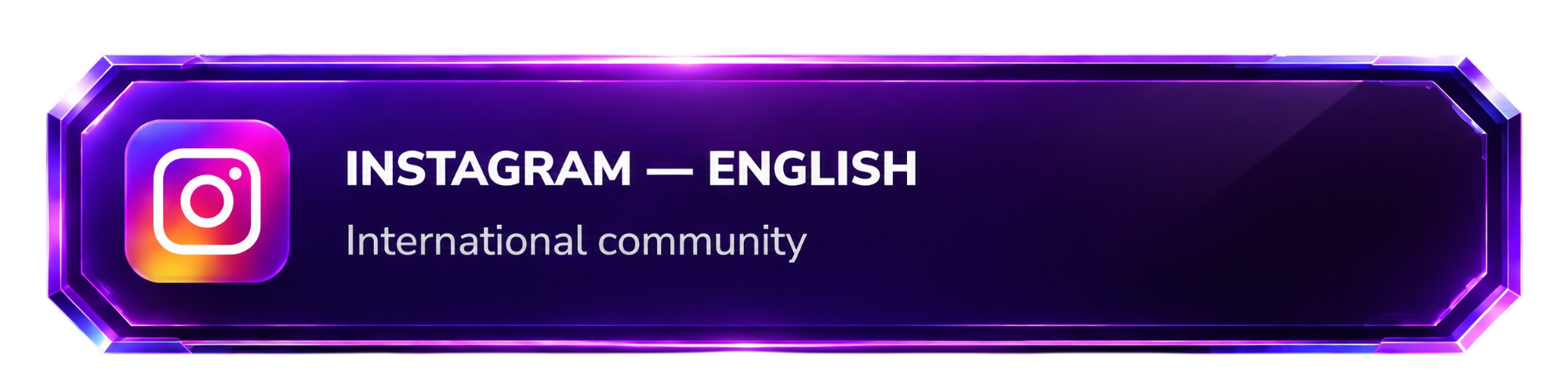 Instagram English — International community